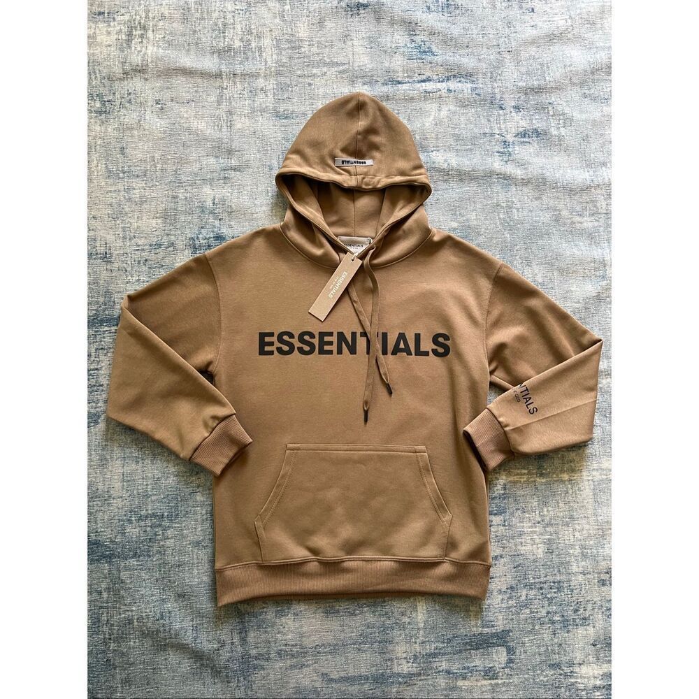 Fear of God Essential Brown Hoodie XS